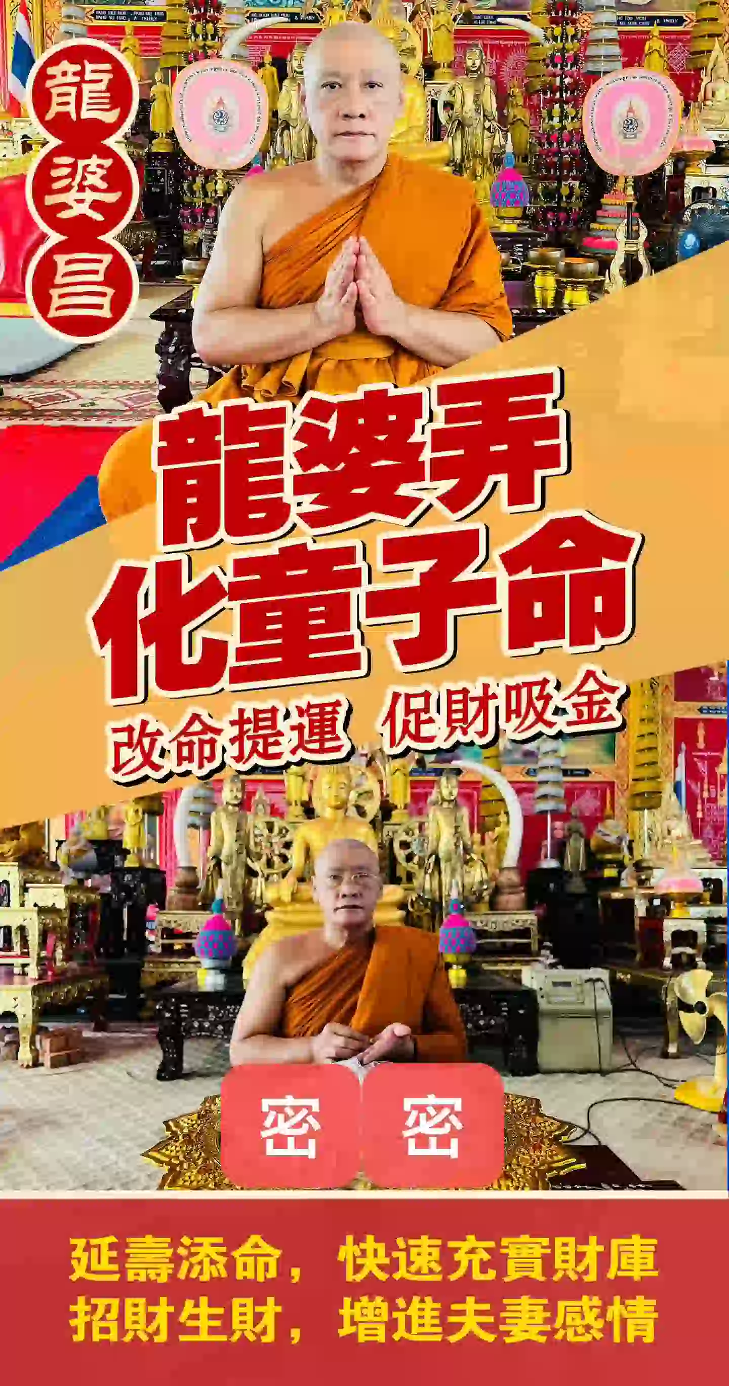 龙婆弄· 化童子命法事VIP专场