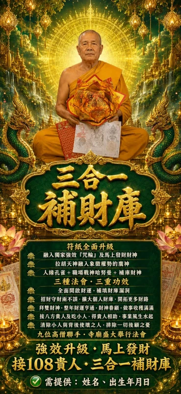 三合一补财库