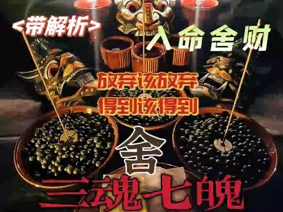 三魂七魄•入命舍财带解析